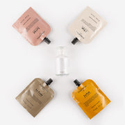 Présentation des ressources d'Eau de Parfum 100% naturelle et du flacon rechargeable Hortus